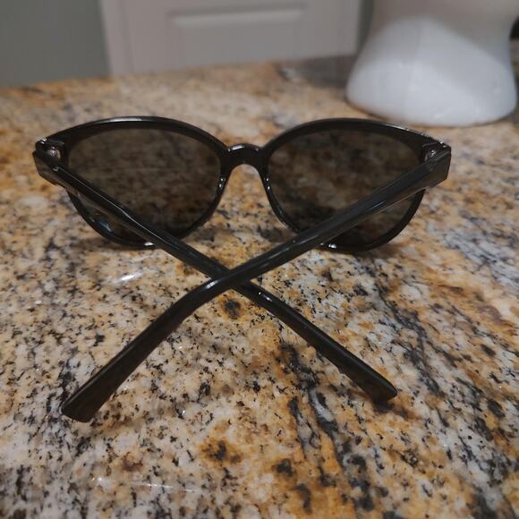 Cole Haan Sunglasses Womens Black Grey Cat Eye CH7044 003 Fashion UV 140mm main image 6